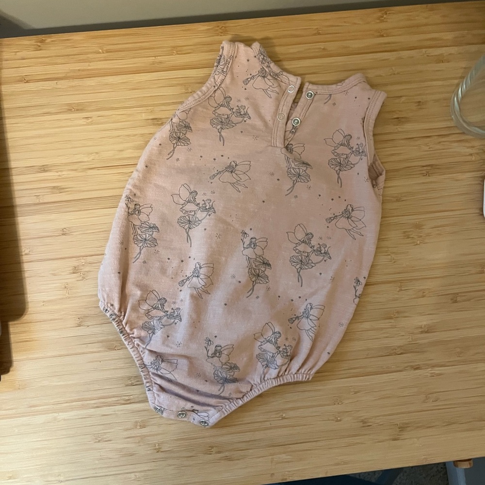 Pink Baby Onesie with Fairy Design